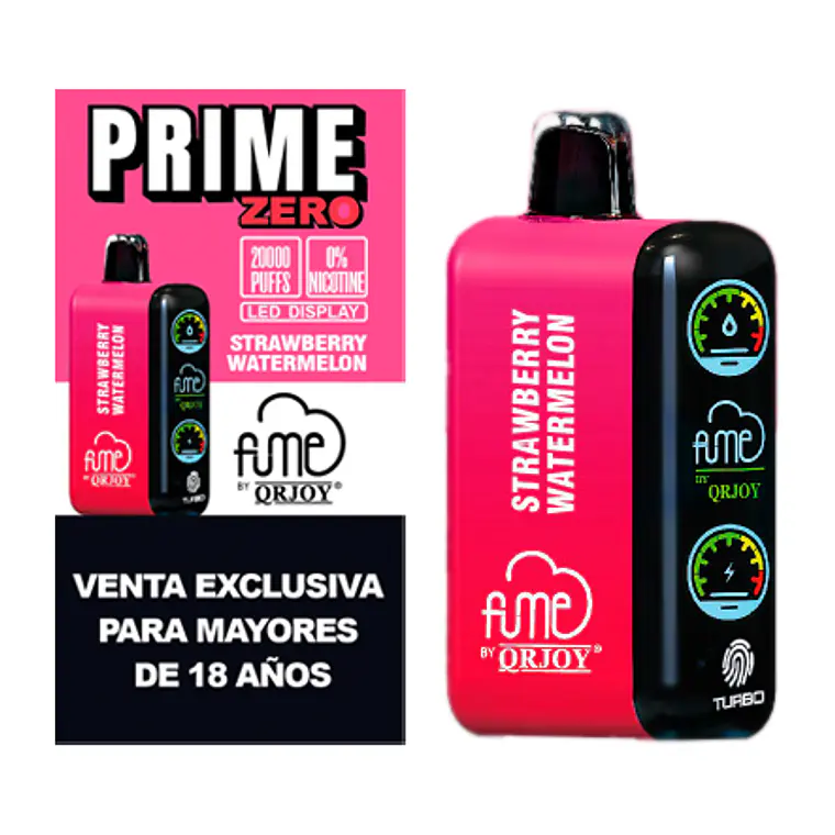 Fume Prime Zero Strawberry Watermelon 20000 puff 0% nic 1