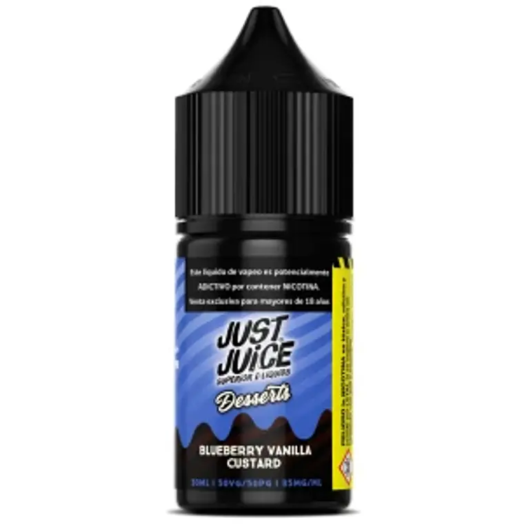 Just Juice Nic Salt Blueberry Vanilla Custard 30ml 35mg 1