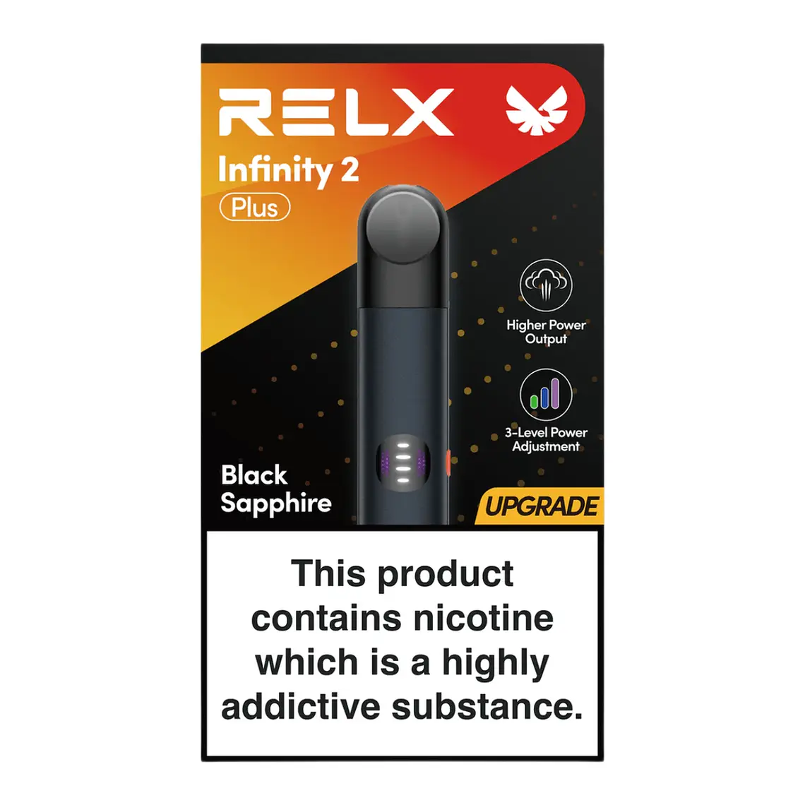 RELX INFINITY 2 PLUS DEVICE BLACK SAPPHIRE STD 1