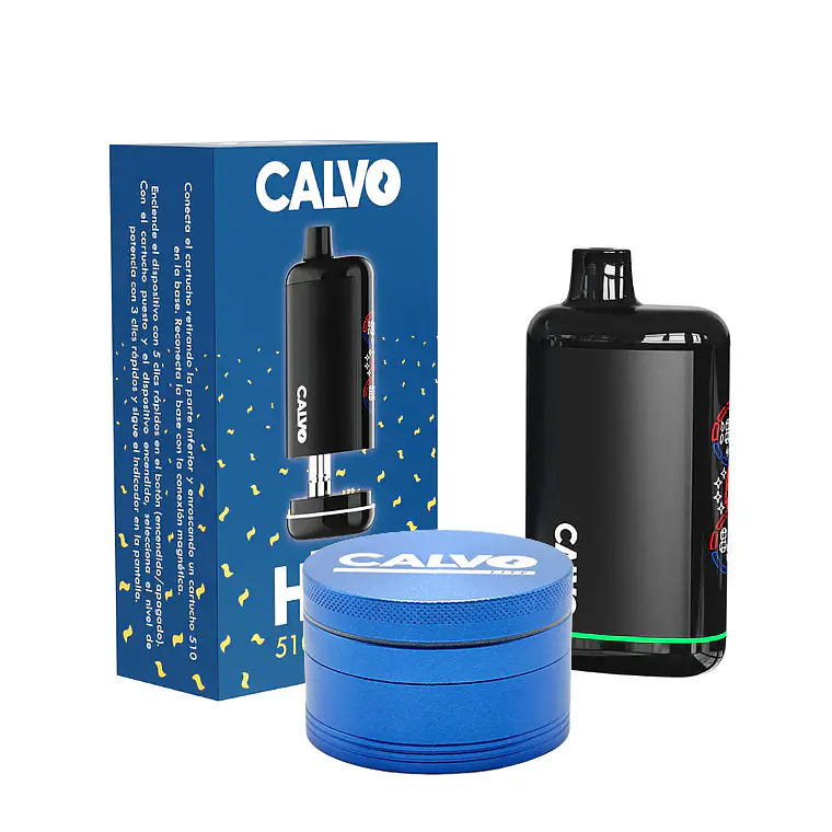 Kit Calvo Pro - Moledor 63 mm Aluminio + Batería HIDE 510 1