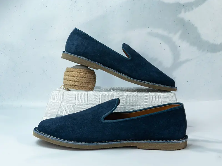 Alpargatas para hombre Sticher color navy - ROWAN 2