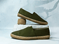 Alpargatas para hombre en Lona de algodón reciclado color verde militar - BRAE - Miniatura 2