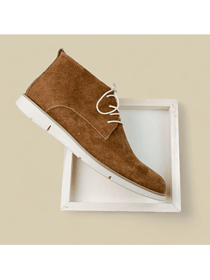 Botas para hombre en cuero color caramelo - ALARIC