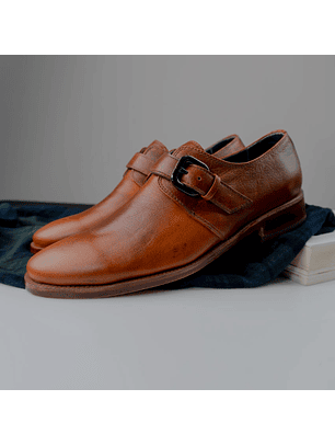 Zapatos para hombre en cuero color miel - MONARCH