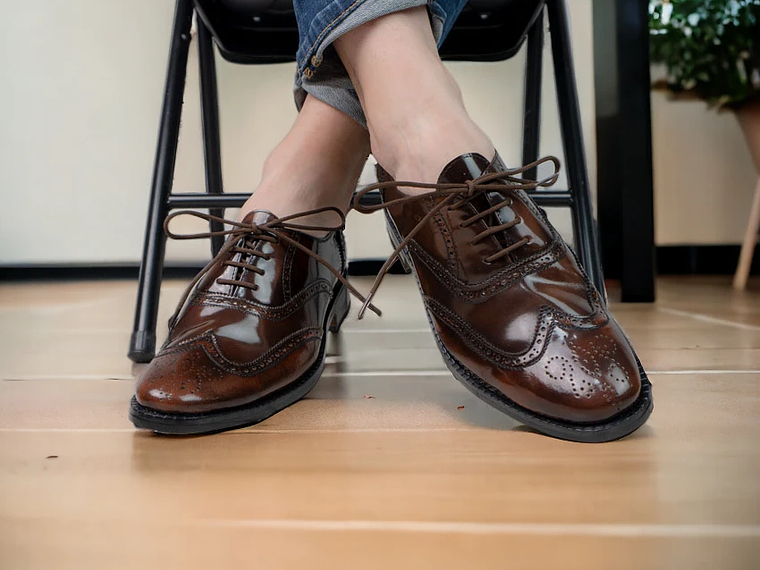 Zapatos para hombre tipo Brogues en cuero charol - ECLIPSE 3