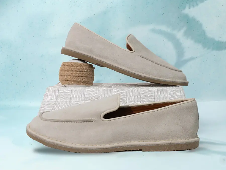 Alpargatas para hombre sticher en cuero color beige - HIGHLANDER 2