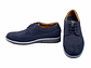 Zapatos oxford Harrington en cuero gamuza - Color azul - Miniatura 2