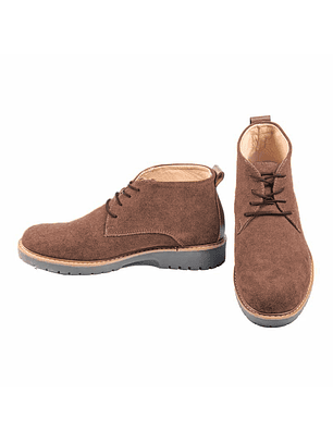 Botas Skellig en cuero carnaza - Color caramelo