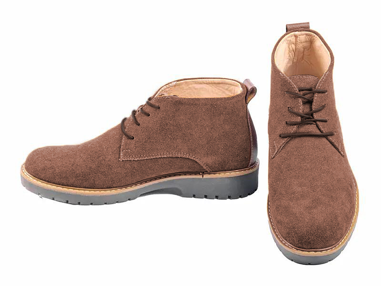 Botas Skellig en cuero carnaza - Color caramelo 1