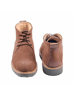 Botas Skellig en cuero carnaza - Color caramelo