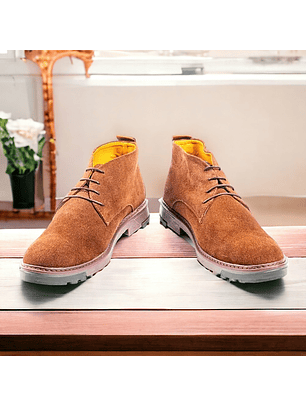 Botas Skellig en cuero carnaza - Color miel