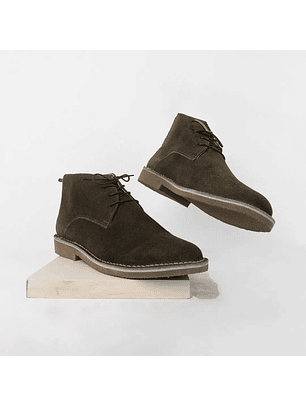 Botas Sticher Ossian en cuero carnaza - Color verde oliva