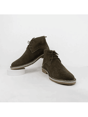 Botas Sticher Ossian en cuero carnaza - Color verde oliva