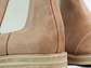 Botas mujer chelsea en cuero liso color Beige  - Miniatura 4