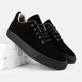 Tenis hombre casual color negro