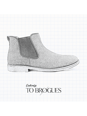 Botas chelsea hombre cuero personalizado