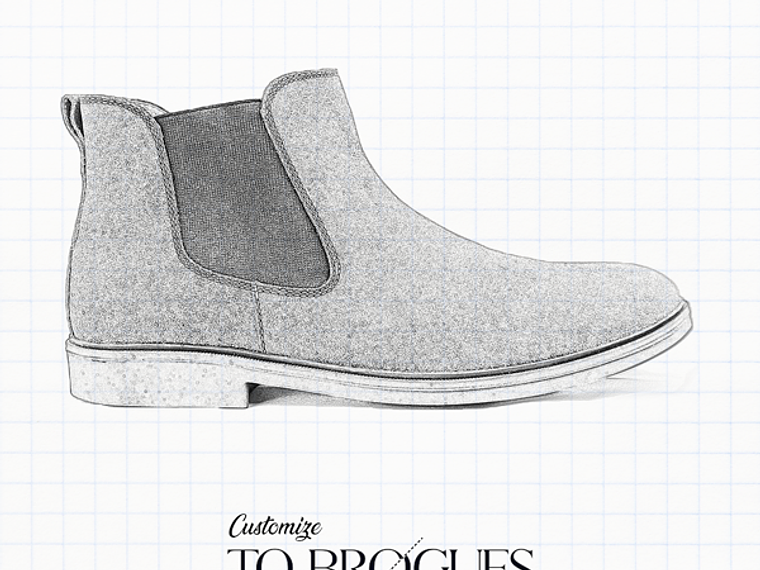 Botas chelsea hombre cuero personalizado 1