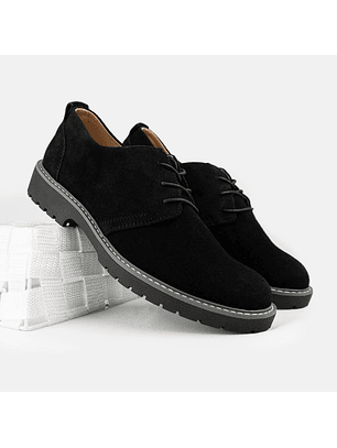 Zapato Torquil en cuero - Color negro