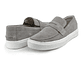 Mocasines para hombre en cuero carnaza - LORNE - Color gris plata - Miniatura 3