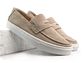 Mocasines para hombre en cuero carnaza - LORNE - Color beige - Miniatura 2