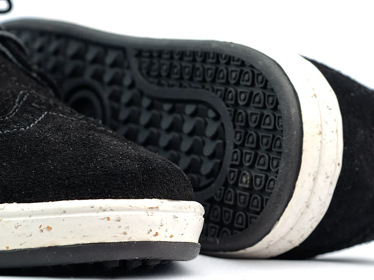 Tenis Lona tipo Brogues en carnza - Color negro 4