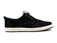 Tenis Lona tipo Brogues en carnza - Color negro - Miniatura 1