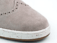 Tenis Lona tipo Brogues en carnaza - Color beige - Miniatura 5