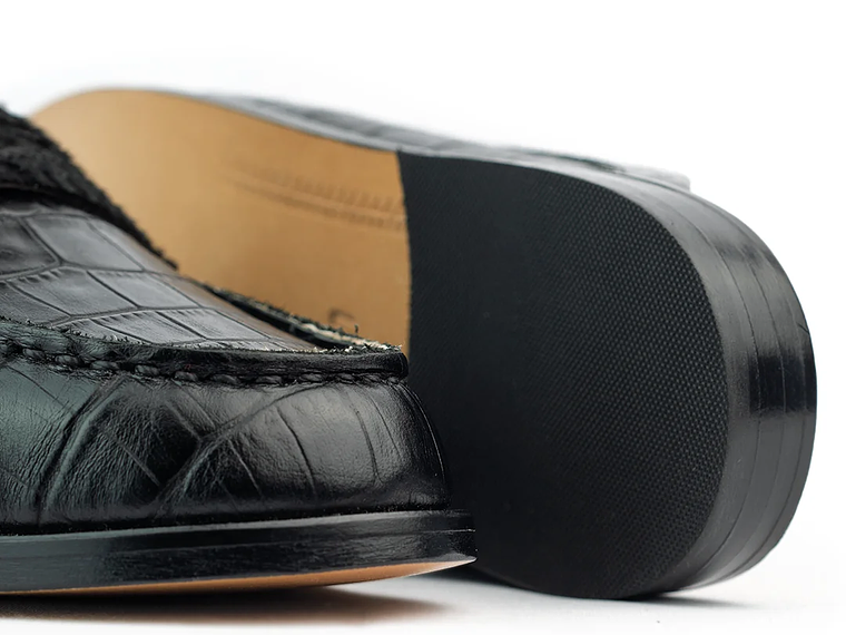 Suecos para mujer tipo mocasine en cuero grabado mujer 5