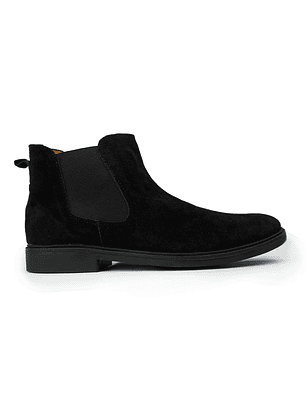 Botas Chelsea Keltic en cuero carnaza - Color negro