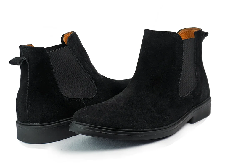 Botas Chelsea Keltic en cuero carnaza - Color negro 3