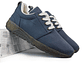 Tenis para hombre de algodón recuperado color azul - ZENITH - Miniatura 2