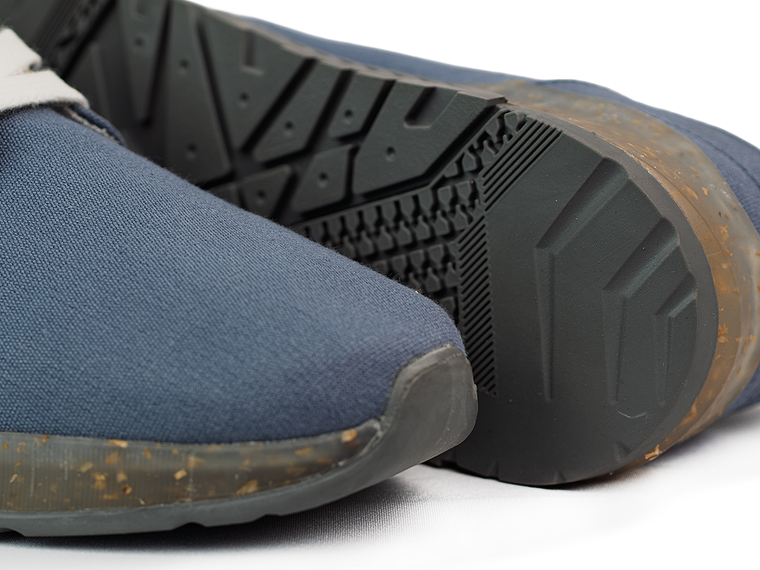 Tenis para hombre de algodón recuperado color azul - ZENITH 4