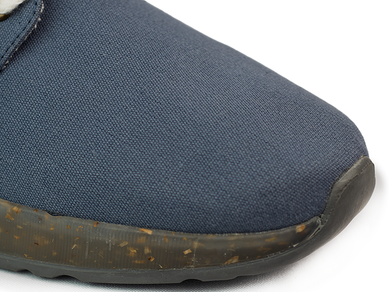 Tenis para hombre de algodón recuperado color azul - ZENITH 5