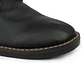 Botas Oxford en cuero liso - Color negro cuello azul - Miniatura 4