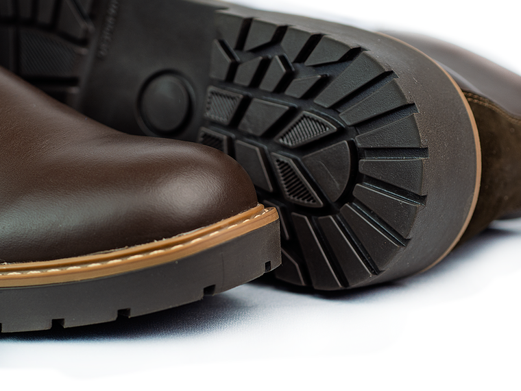 Botas Islay en cuero liso  - Color café 5