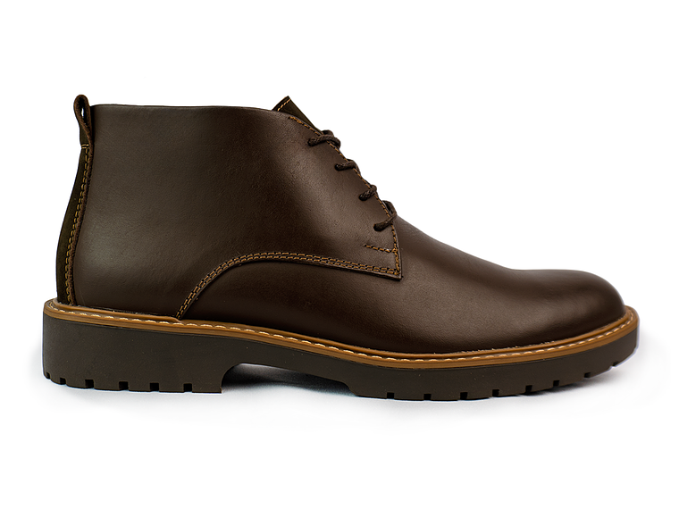 Botas Islay en cuero liso  - Color café 1