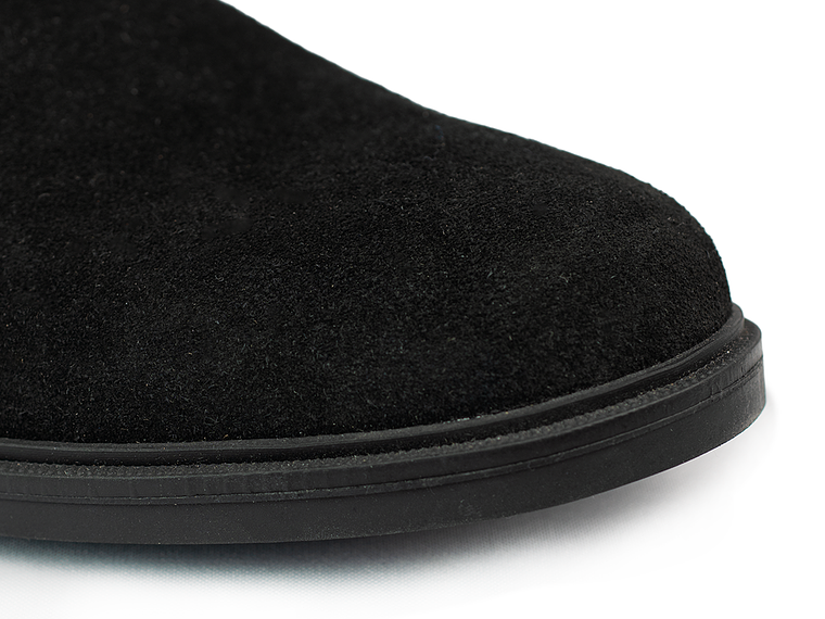 Botas Callum en cuero carnaza - Color negro 5