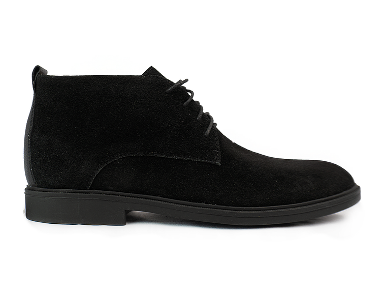 Botas Callum en cuero carnaza - Color negro 1