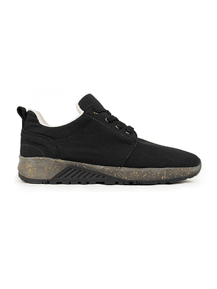 Tenis Zenith de algodón recuperado - Color negro