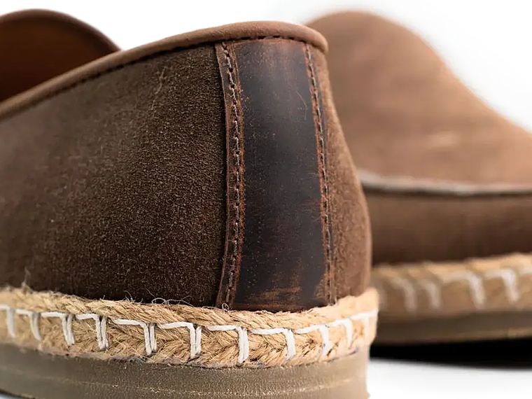 Alpargatas Celt en cuero carnaza - Color avellana 5