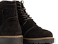 Botas para hombres en cuero carnaza color café oscuro - BRODGAR - Miniatura 3