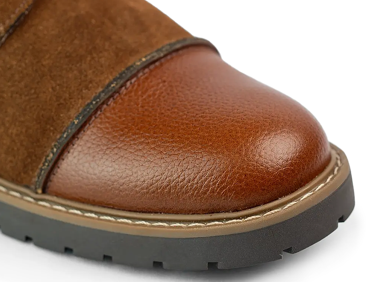 Botas Brodgar en cuero carnaza - Color caramelo 5