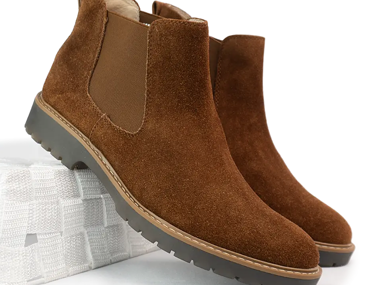 Botas Chelsea Ewan en cuero carnaza - Color caramelo 2