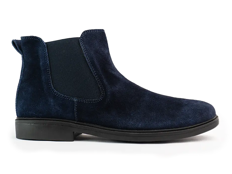 Botas Chelsea Keltic en cuero carnaza - Color azul oscuro 1