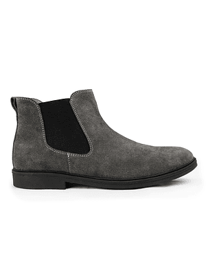 Botas Chelsea para hombre en cuero carnaza color gris - KELTIC