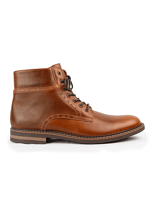 Botas Garrick en cuero liso