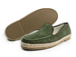 Alpargatas Celt en cuero carnaza - Color verde oliva - Miniatura 2