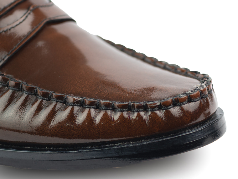 Mocasines Caledonian en charol - Color café 5