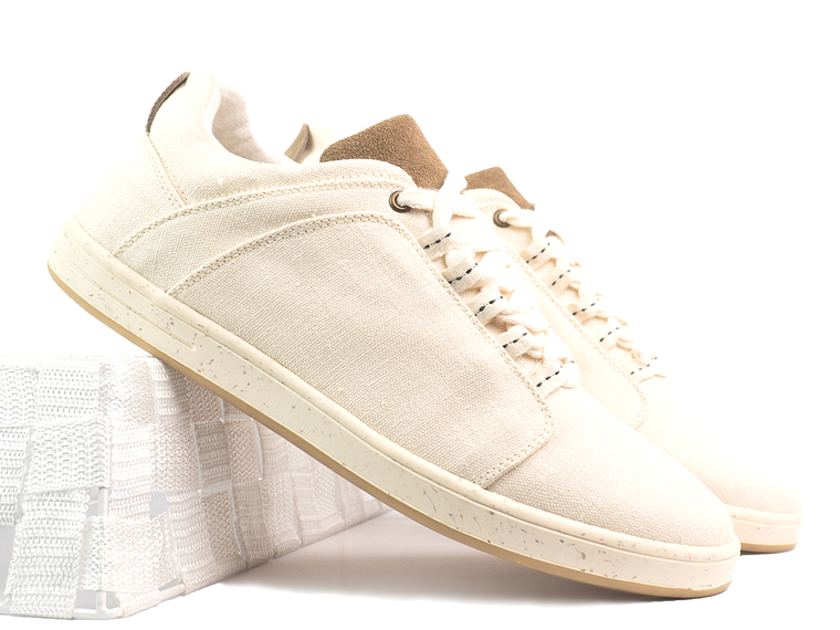 Tenis Vanguard en cuero carnaza - Color Miel 2