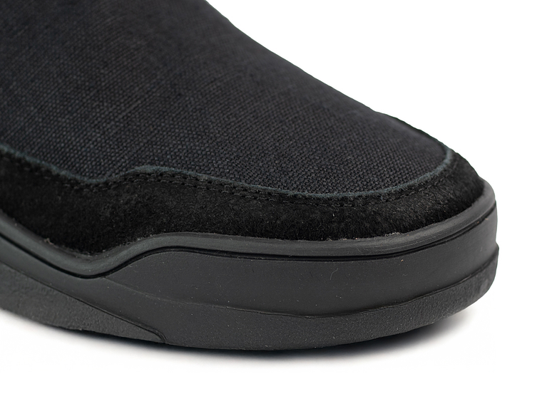 Tenis para hombre tipo bota en materiales eco - BAT - Color negro 5